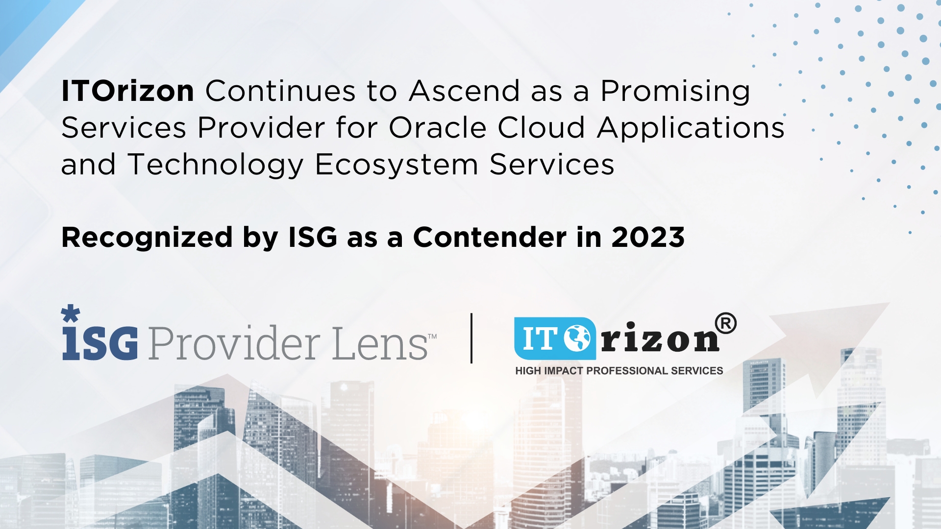 ITOrizon - ISG - Oracle Cloud Services Contender